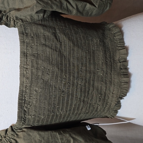 Jason Wu cropped puff sleeve top - Picture 5 of 11